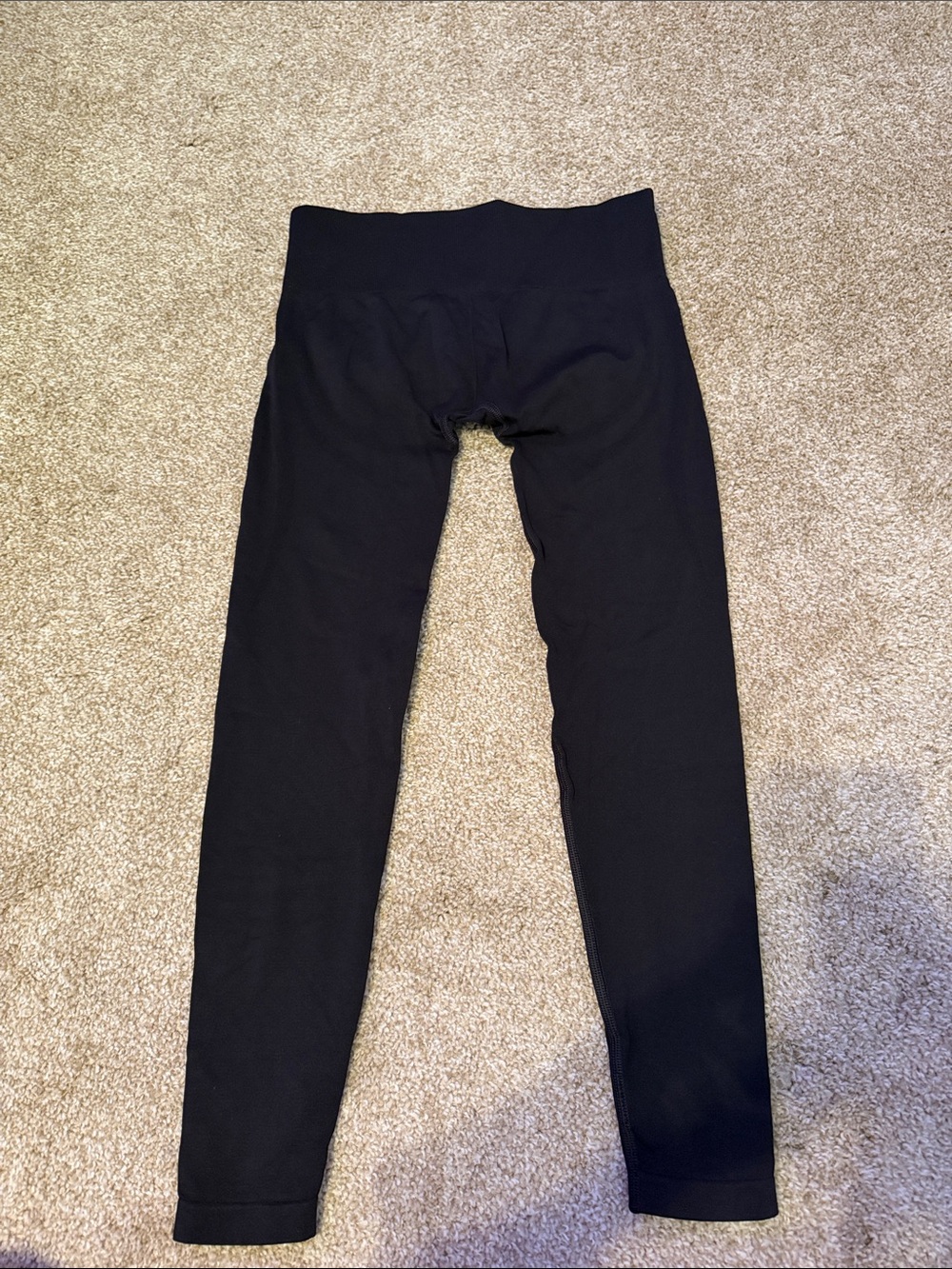 Gymshark Black Seamless High-Waist Leggings - Picture 2 of 2